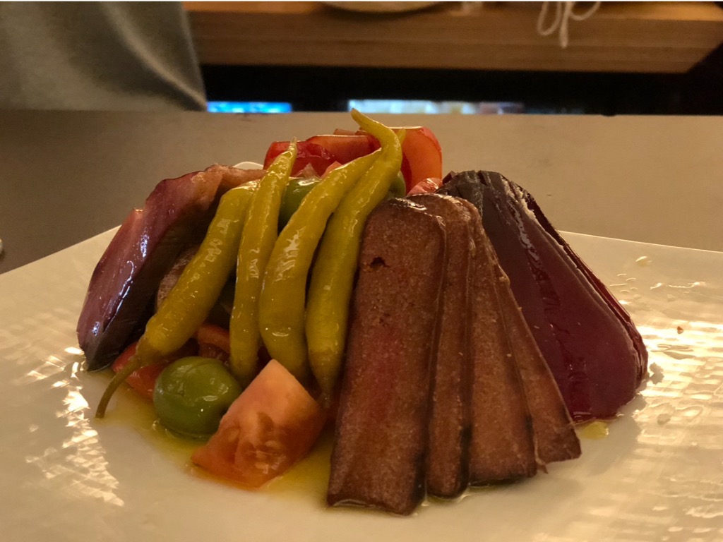 Menu of Bars in Alicante, Taberna Alioli, Ensalada salazon