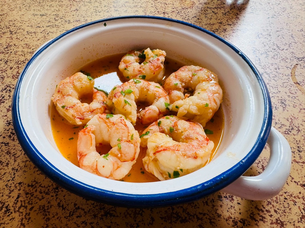 Carta de Bares en Barcelona, Kasparo, Gambas al ajillo
