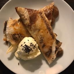 Carta de Bares en Barcelona, Mucho Cielo y Mucho Mar, Panqueque de dulce de leche