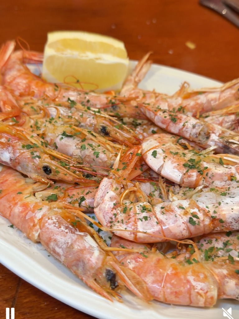Recomendación gastronómica de Lizarraga: Gambas