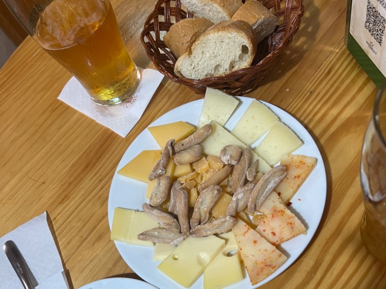 Carta de Bares en Murcia, El Garrampón, Tabla de quesos