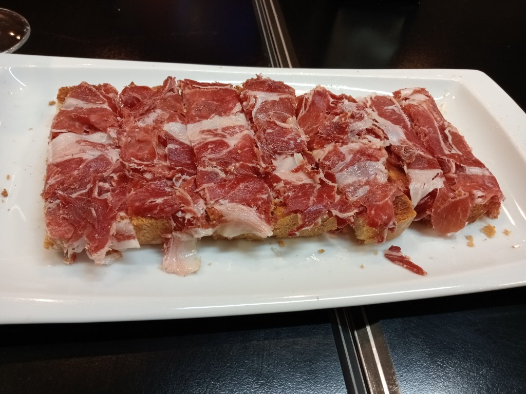 Carta de Bares en Pamplona, Pecado Ibérico Cerveceria, Tostada de jamón