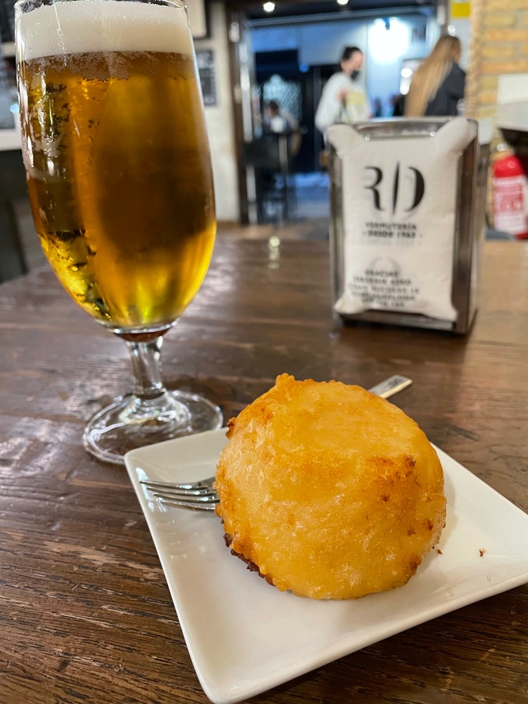 Recomendación gastronómica de Pamplona: Frito de huevo