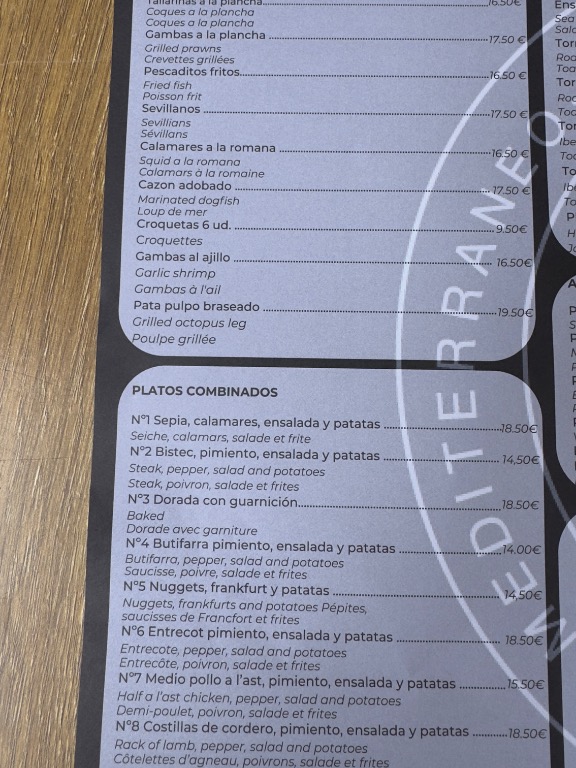 Valoración y opiniones de comida y bebida en Roda de Berà, RESTAURANT MEDITERRANEO, RESTAURANT MEDITERRANEO
