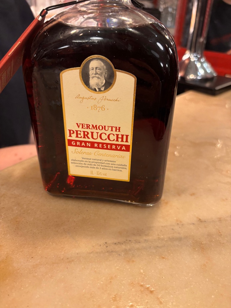 Menu of Bars in Santander, Vermutería Solórzano, Vermouth Perucchi