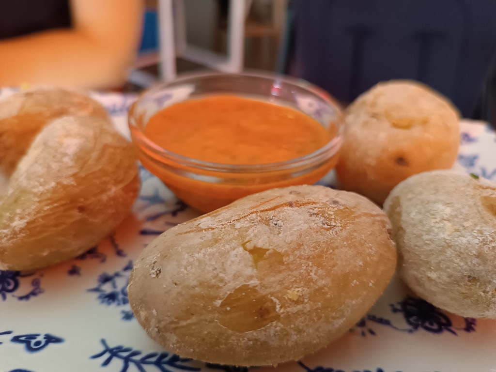 Carta de Bares en Sevilla, Bar La Tomata, Papas arrugá (tapa)