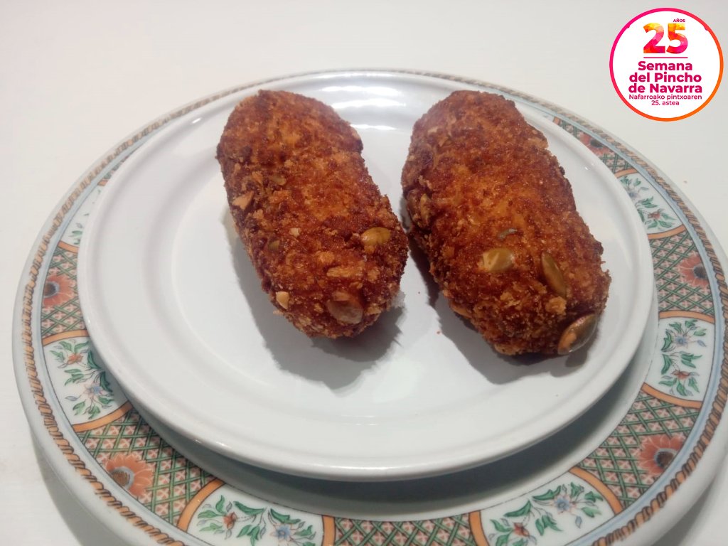 Carta de Bares en Tudela, Bar Jose Luis, Croqueta de calabaza y castañas