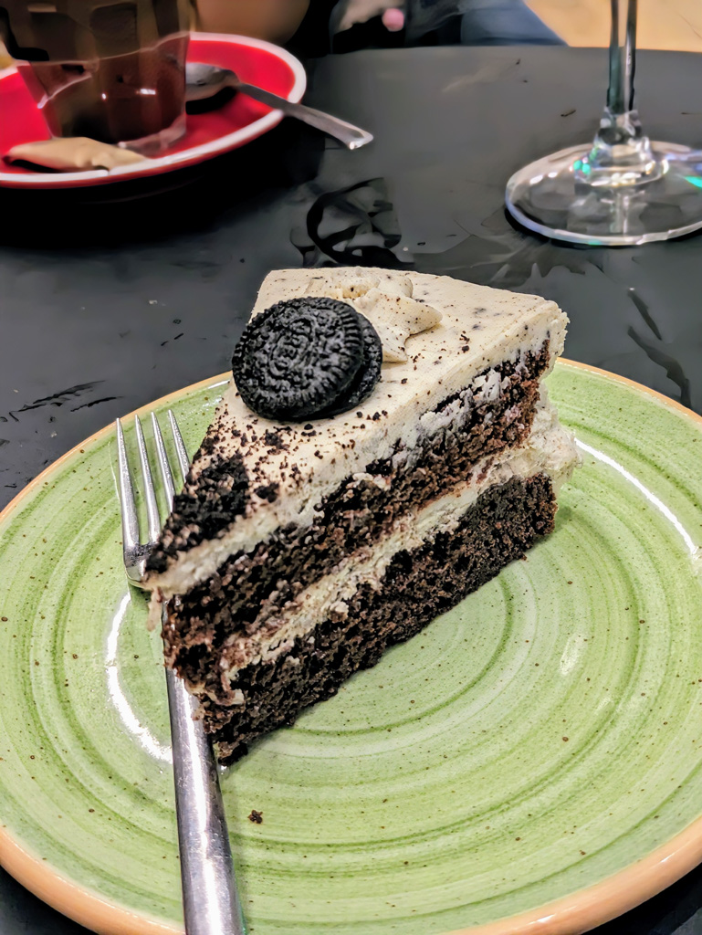 Carta de Bares en Zaragoza, MATISSE Riveracafe, Tarta de oreo