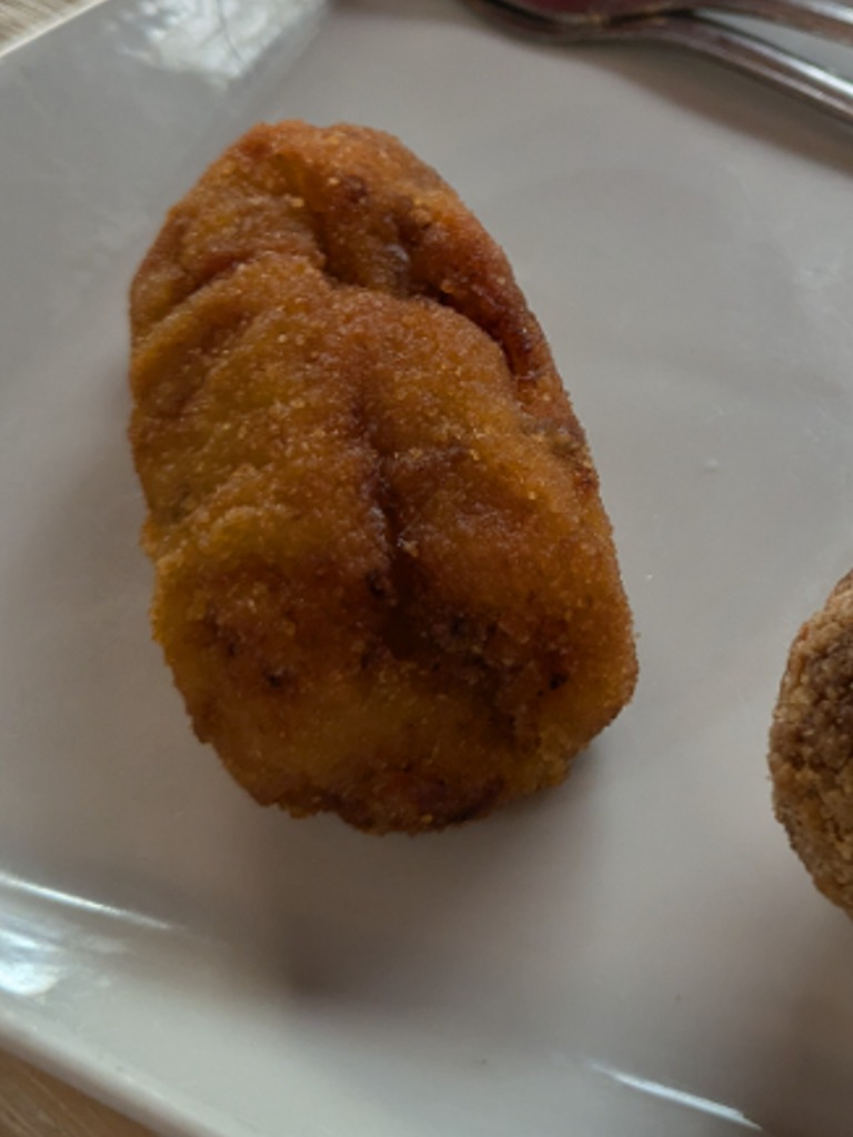 Carta de Bares en Zaragoza, Rombo Zentral Drink & Food, Croqueta de jamón