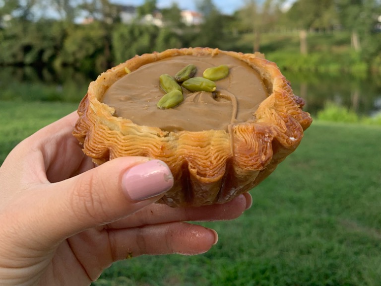 Carta de Cafeterías en La Estrada, Pastelería MIMELA, Flan parisien