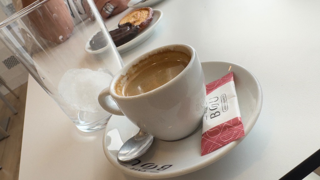 Valoración y opiniones de comida y bebida en Llorenç del Penedès, El Rustiq, Café con hielo
