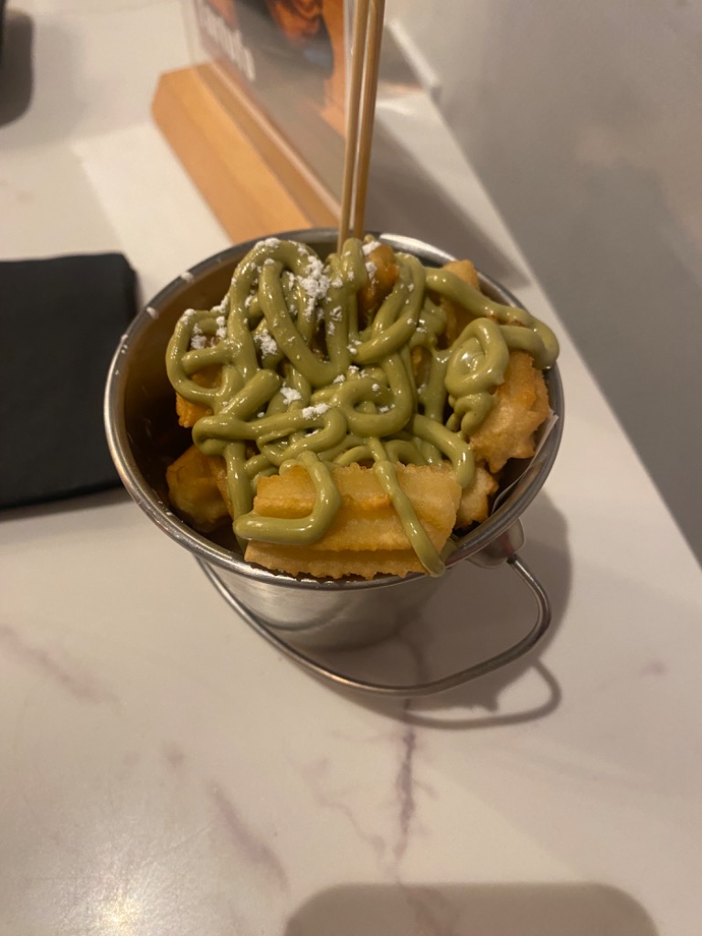 Menu of Coffee Shops in Murcia, Exxquisito Churrería, Churros bites de pistacho