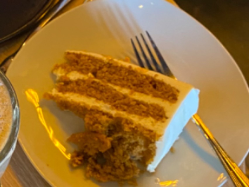Carta de Cafeterías en Murcia, The Cheesecake Emporium, Tarta de zanahoria