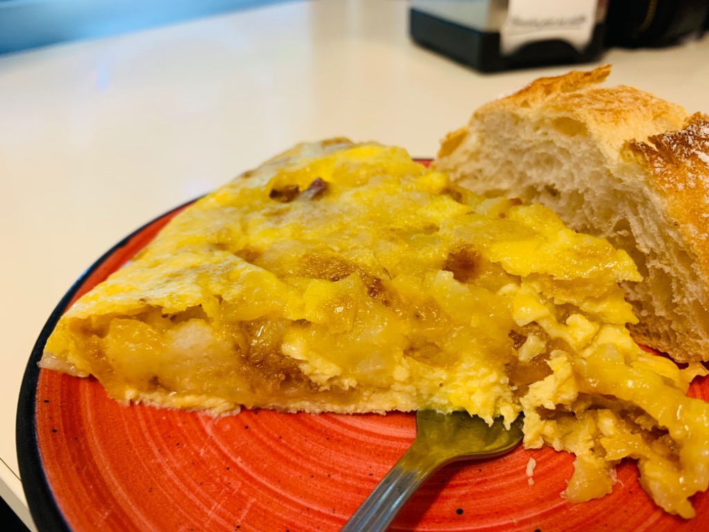 Recomendación gastronómica de Pamplona: Pincho de tortilla de patata