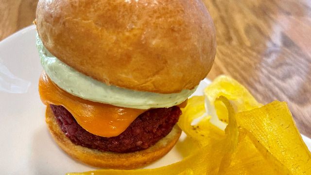 Carta de Cafeterías en Pamplona, Café Peregrino, Mini Burguer Vegetariana