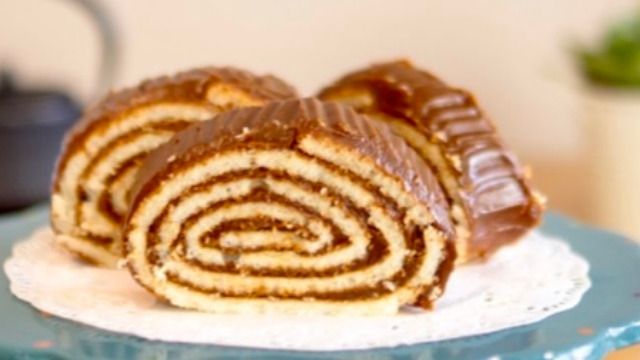Carta de Cafeterías en Pamplona, Café Peregrino, Rollitos de dulce de leche