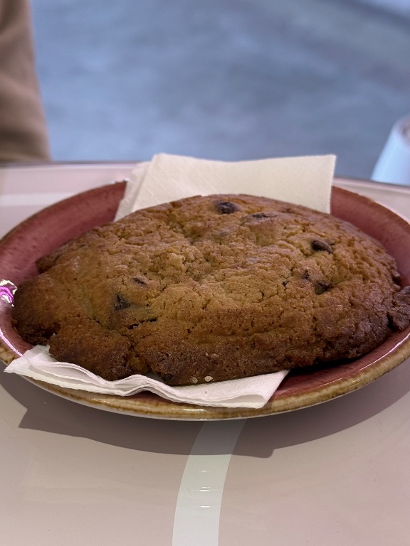 Valoración y opiniones de comida y bebida en Valencia, Beverly Café, Cookie de chocolate