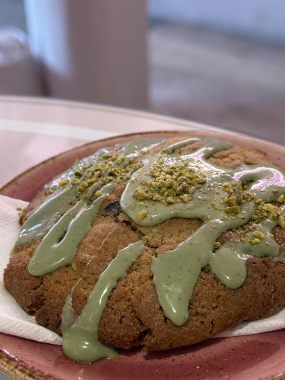 Valoración y opiniones de comida y bebida en Valencia, Beverly Café, Cookie de pistacho