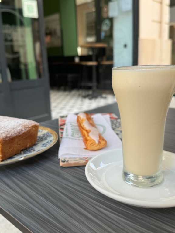 Carta de Cafeterías en Valencia, Horchateria Subies, Farton hojaldrado
