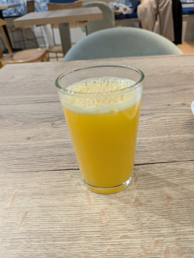 Carta de Cafeterías en Zaragoza, Mi marrano, Zumo de naranja