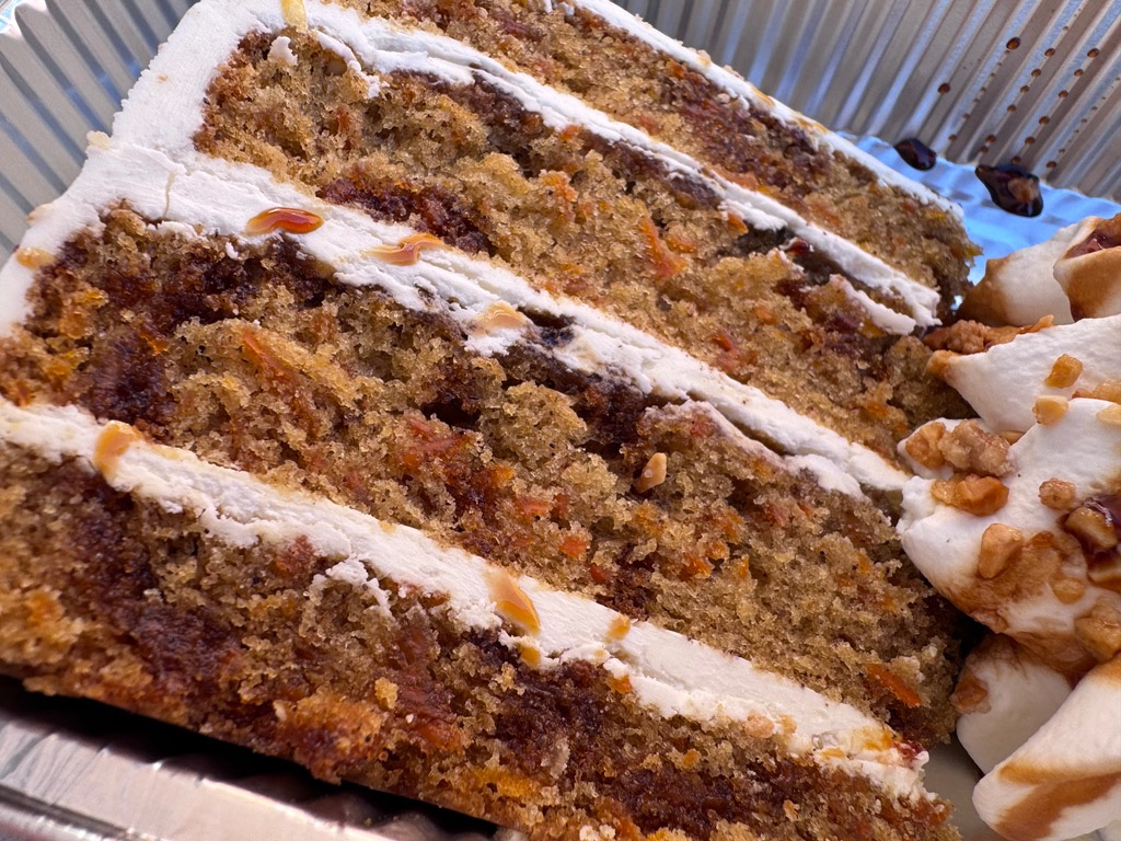 Carta de Caterings en Vilassar del Mar, La Botiga de l'Atlàntida, Carrot cake