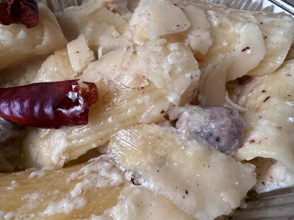 Carta de Caterings en Vilassar del Mar, La Botiga de l'Atlàntida, Rigatoni del Xef