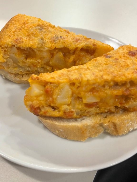 Menu of Beer Halls in Benidorm, Tortilleria de Benidorm, Tortilla de chorizo picante