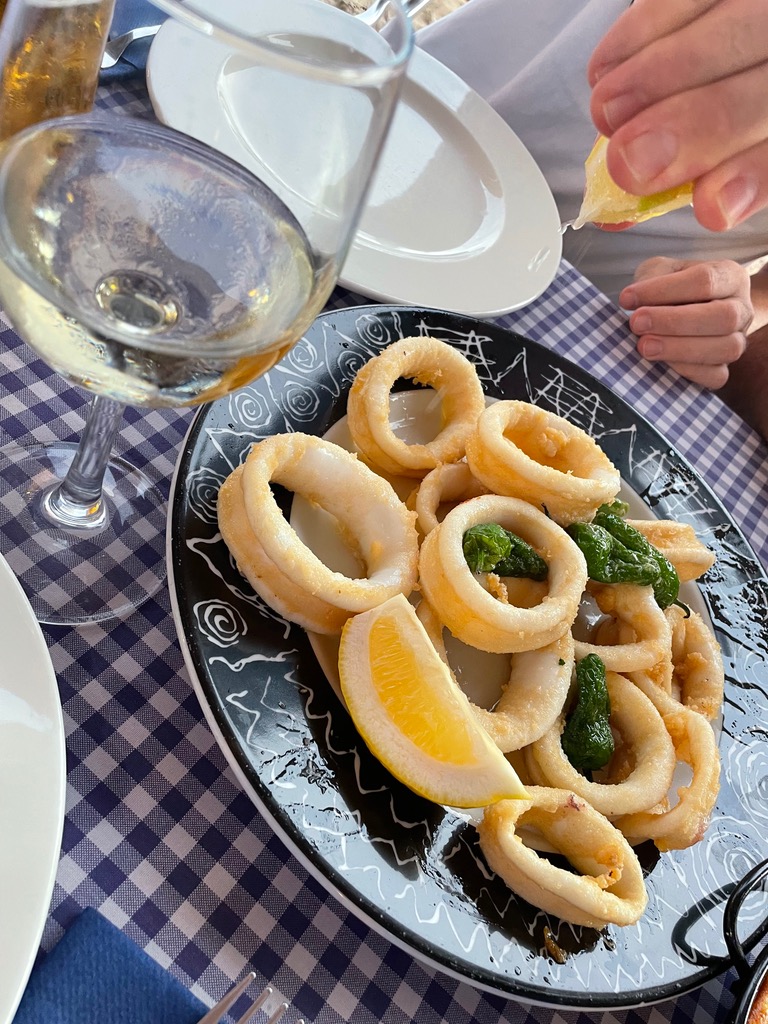 Menu of Beach Bars in Salou, Chiringuito Playamero, Calamares a la andaluza