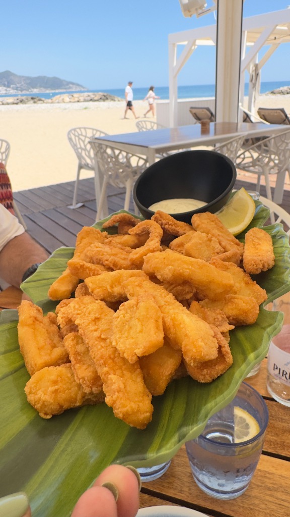 Valoración y opiniones de comida y bebida en Sitges, Acqua Beach, Rabas de calamar
