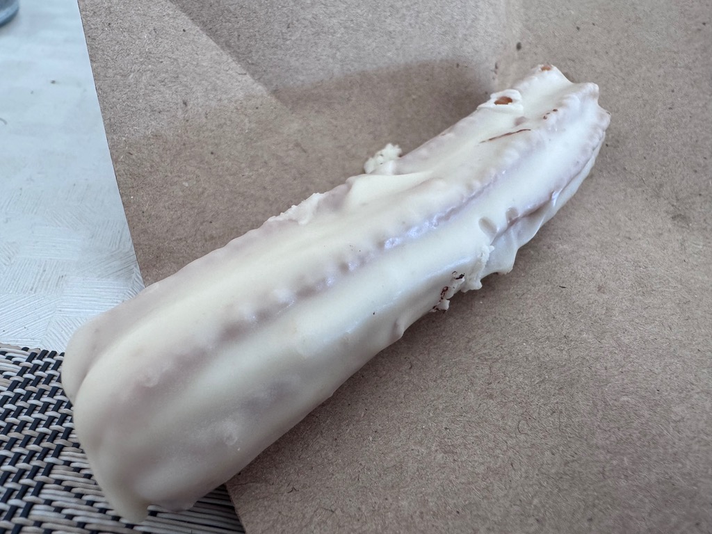 Menu of Chocolate Shops in Vilassar de Mar, Xurreria Menxu (mercado Vilassar), Churro de chocolate blanco