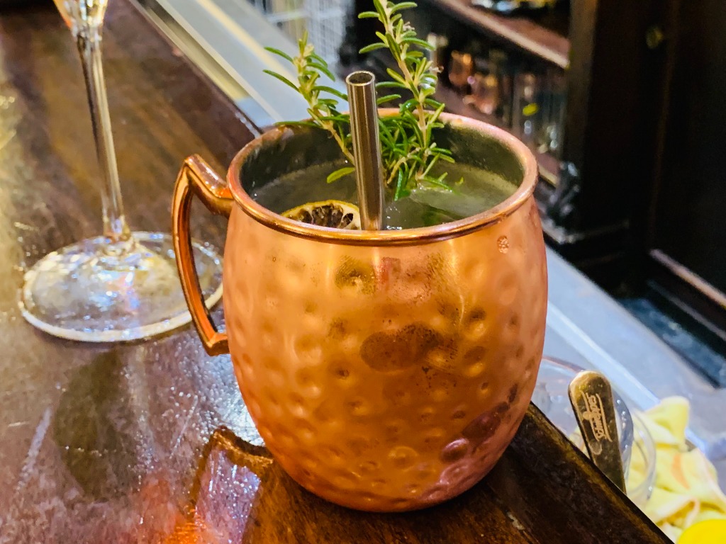 Menu of Cocktail Bars in Pamplona, El Rincón de Hemingway, Moscow Mule