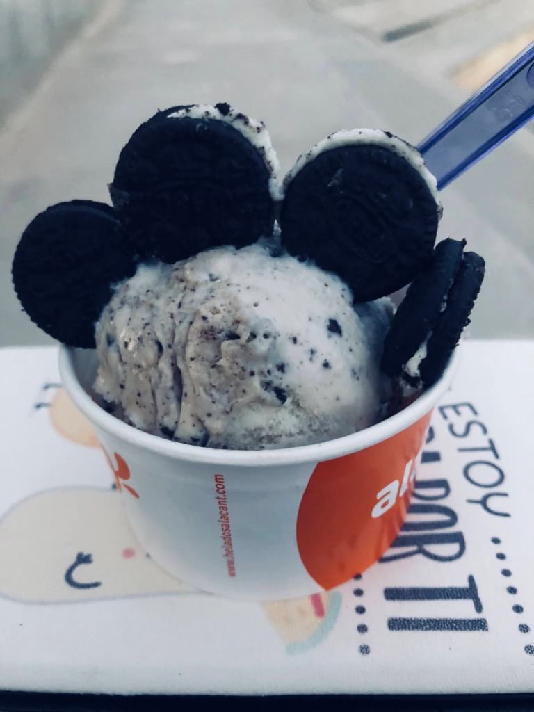 Carta de Heladerías en Águilas, Heladería Alacant, Helado de oreo