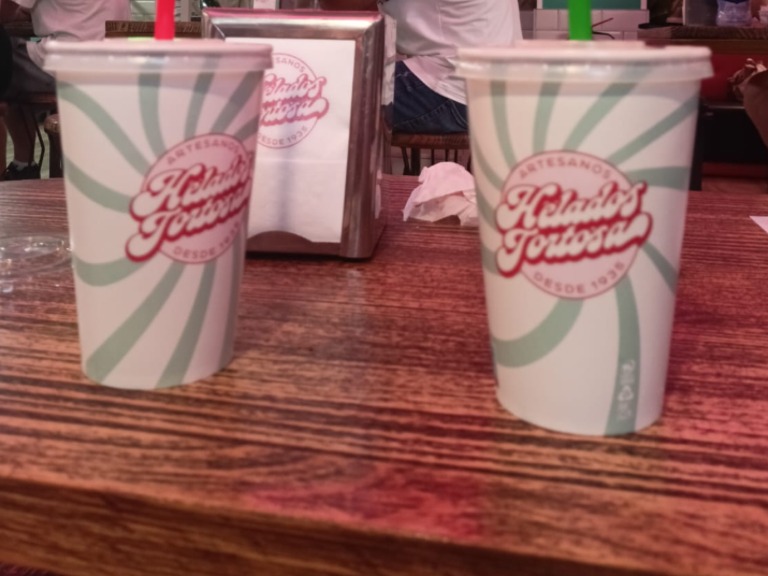 Carta de Heladerías en Zaragoza, Helados Tortosa, Horchata