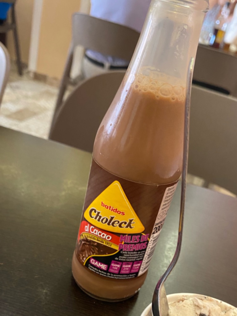 Carta de Pastelerías en Murcia, Confiteria Pasteleria La bombonera / Ceuti, Batido de chocolate