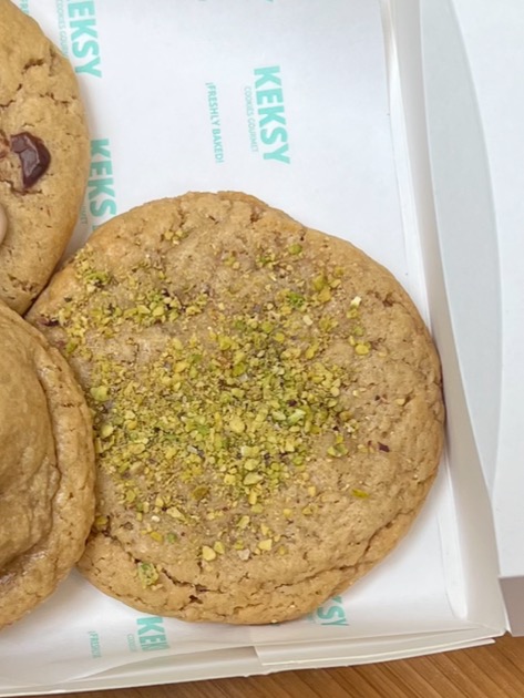 Carta de Pastelerías en Valencia, Keksy Cookies Gourmet, Deluxe Pistacho