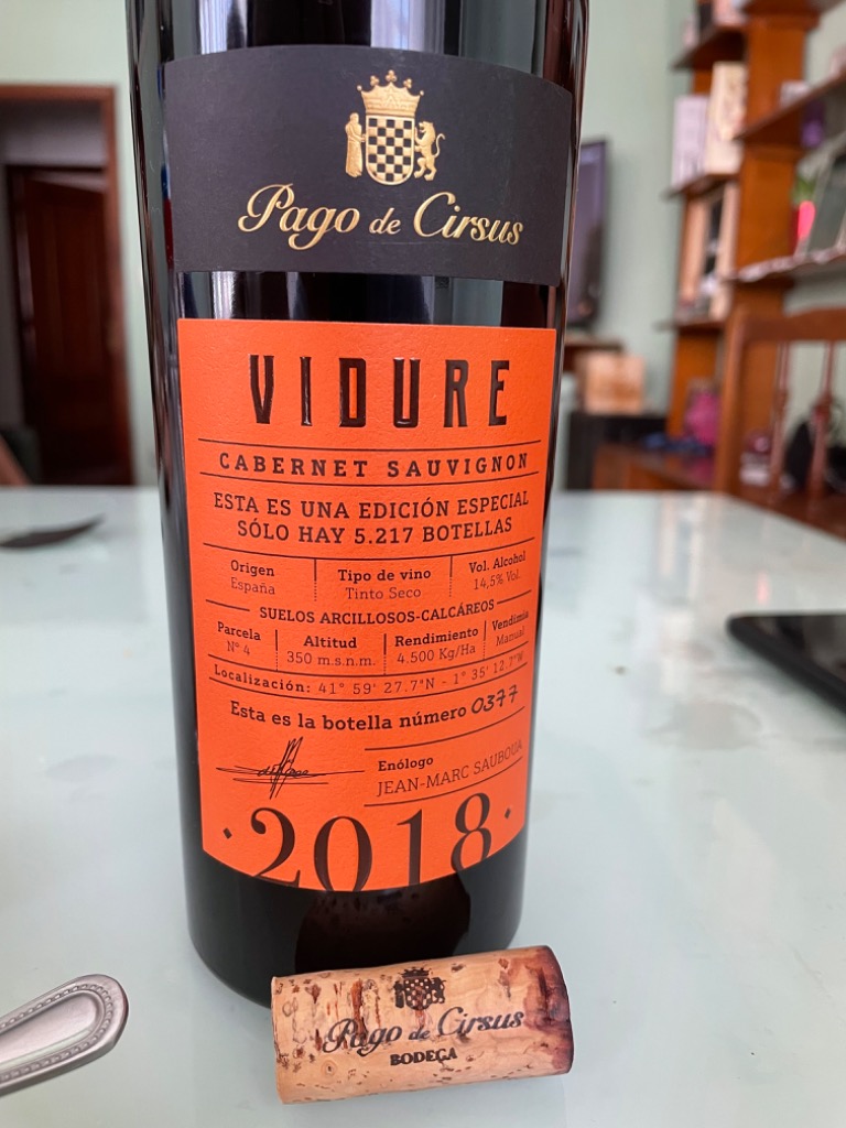 Carta de Restaurantes en Ablitas, Restaurante Bodega Pago de Cirsus, Vino Pago de Cirsus Vidure