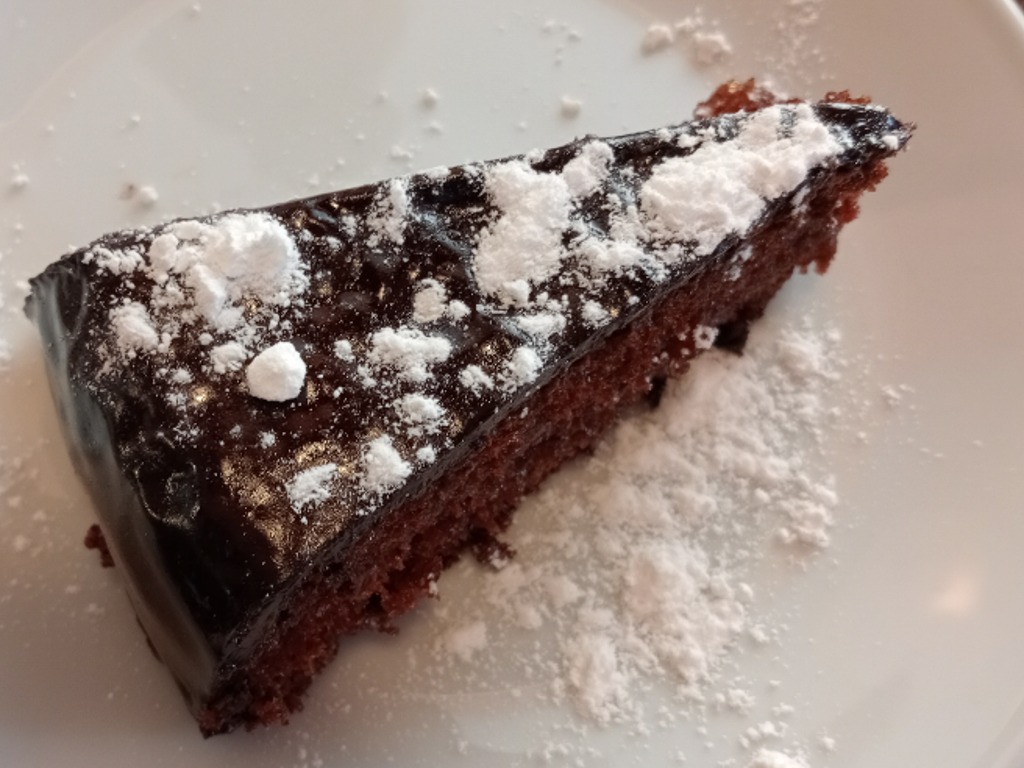Menu of Restaurants in Alcanadre, Las Brasas de Baco Restaurante Bar, Tarta de chocolate