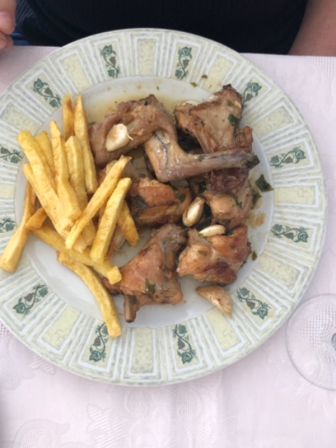 Menu of Restaurants in Alcoy, Xortá Restaurante, Conejo con ajo y tomate