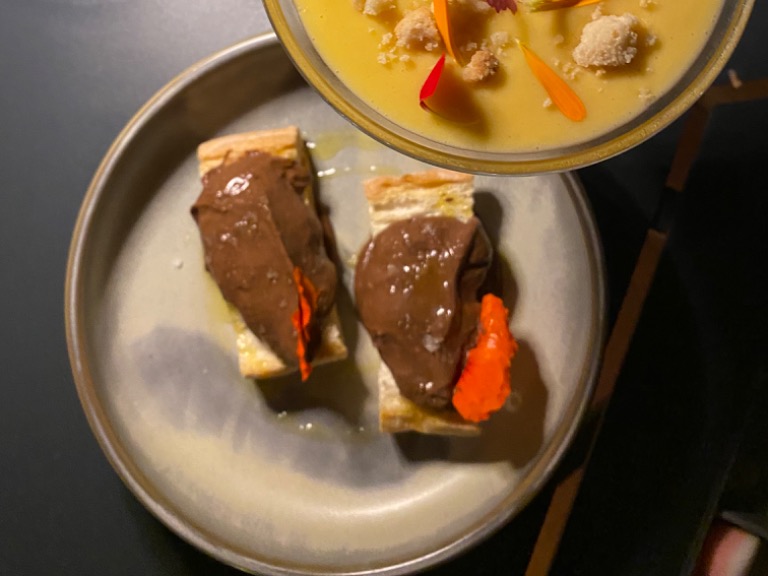 Carta de Restaurantes en Alicante, Boga Sky Lounge, Chocolate, pan y aceite