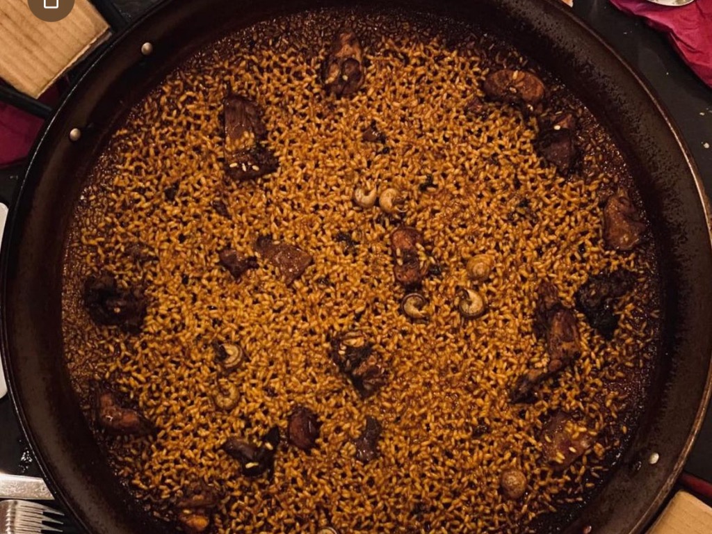 Carta de Restaurantes en Alicante, Isabel Pedrera, Arroz de conejo y caracoles
