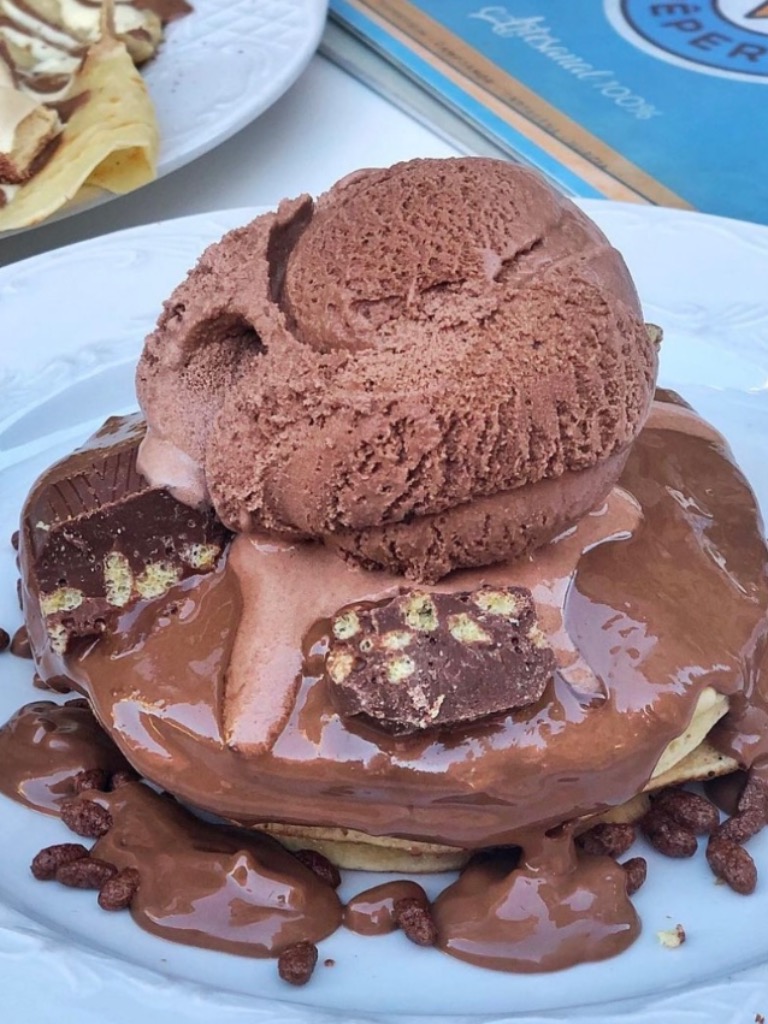 Carta de Cafeterías en Alicante, La Crème Creperie, Tortitas de chocolate