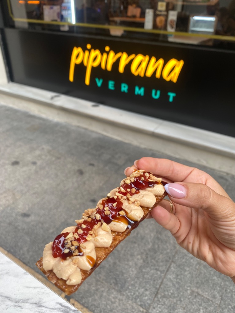 Carta de Restaurantes en Alicante, PIPIRRANA VERMUT, Mil hojas de foie