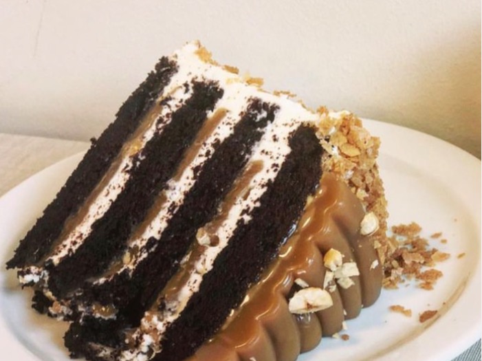 Carta de Cafeterías en Alicante, Salt In Cake, Tarta de chocolate y caramelo salado
