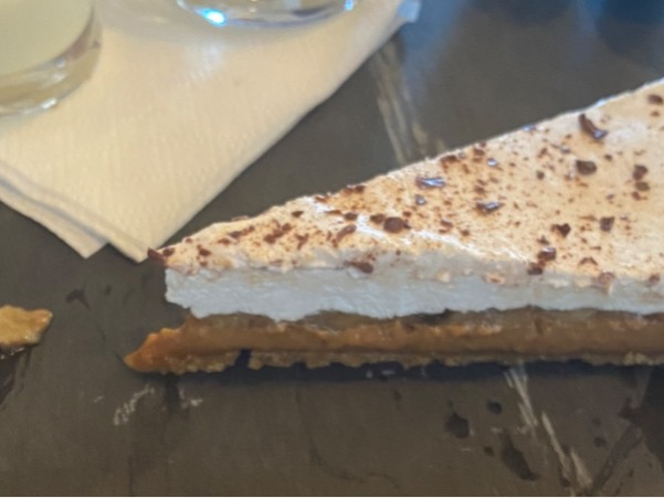Carta de Restaurantes en Alicante, Saona Alicante, Tarta de banoffe