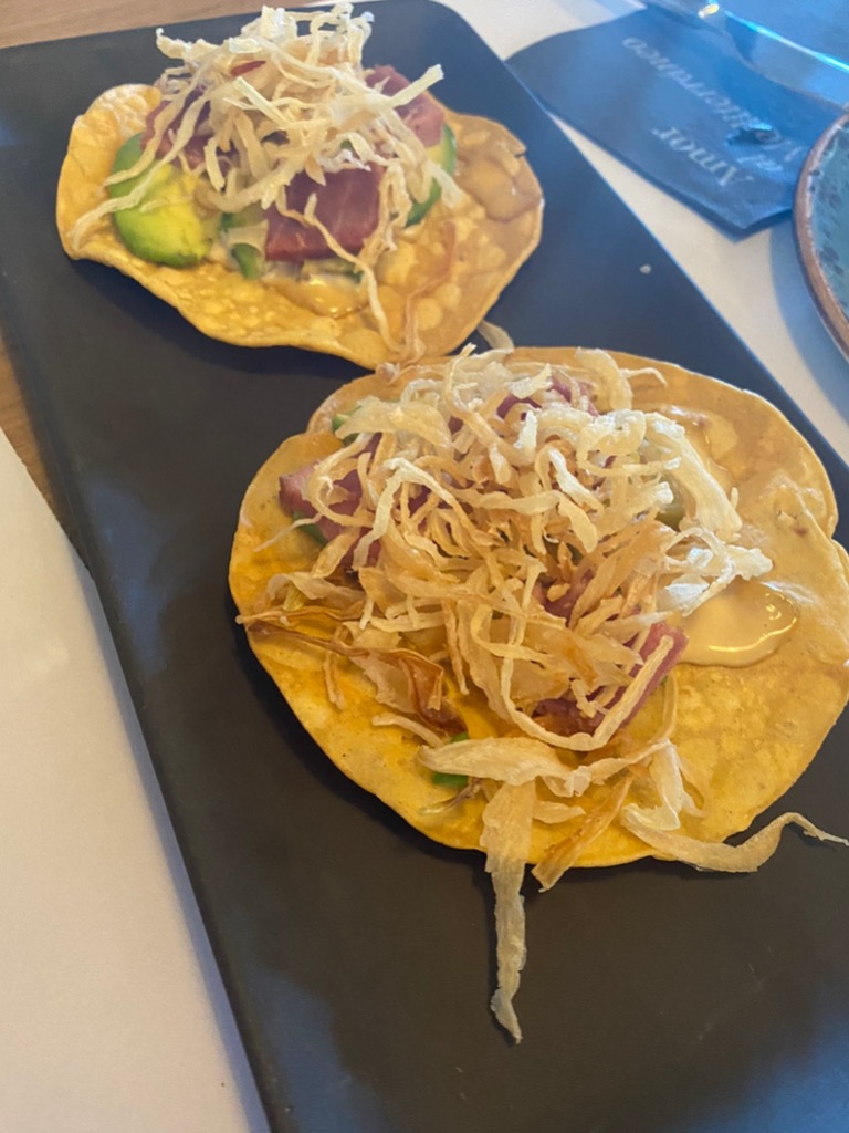 Carta de Restaurantes en Alicante, Saona Alicante, Tortitas de tataki de atún