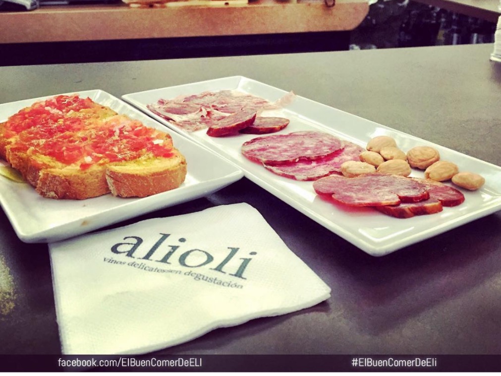 Menu of Bars in Alicante, Taberna Alioli, Embutidos