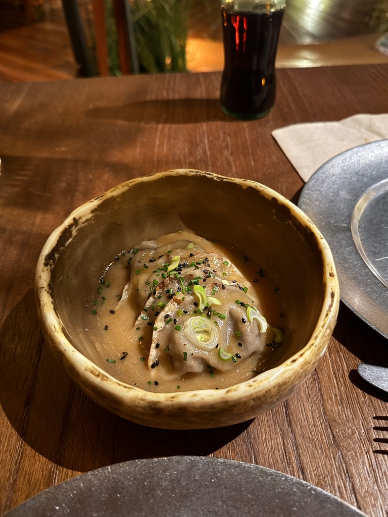 Carta de Restaurantes en Alicante, Voltereta, Bienvenido a Tanzania, Gyozas de rabo de toro