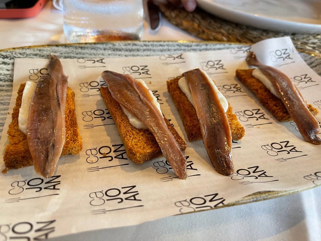 Menu of Restaurants in Altea, Brasería Ca Joan Altea, Anchoas Cantábrico