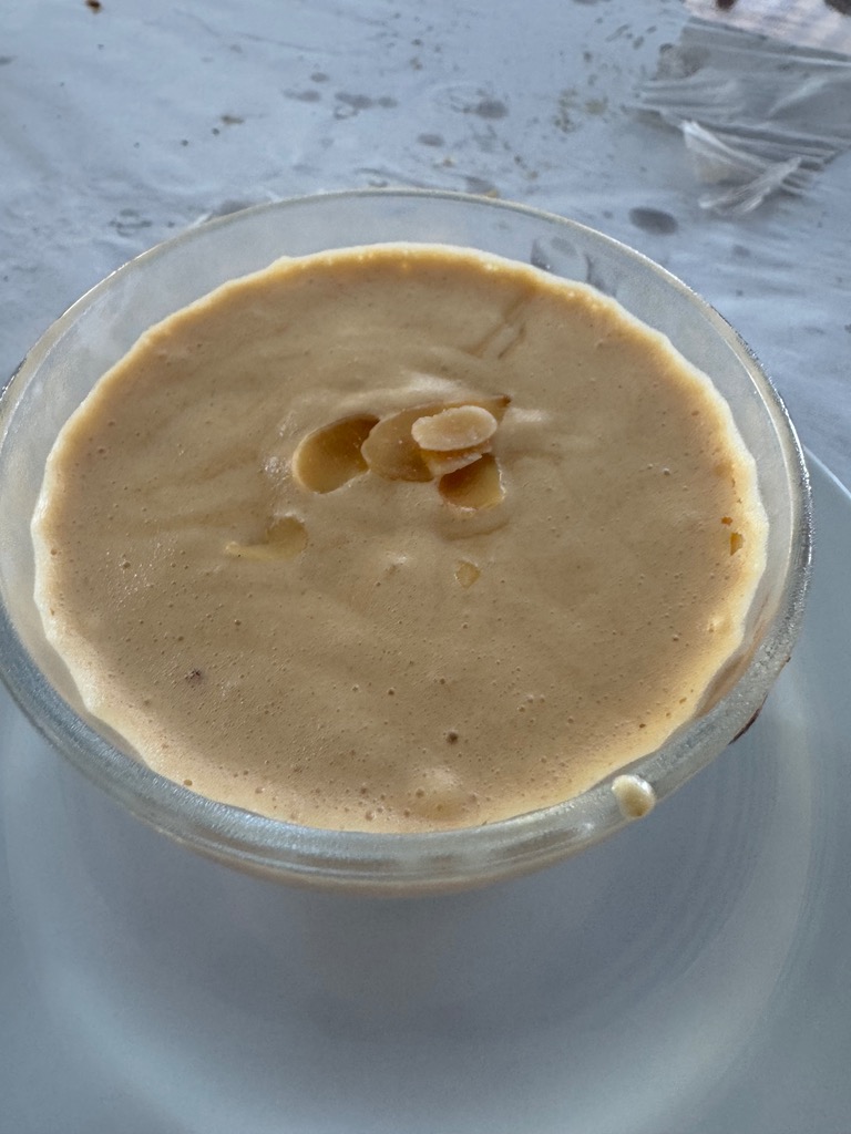 Menu of Restaurants in Altea, El Chiringuito, Mousse de turrón