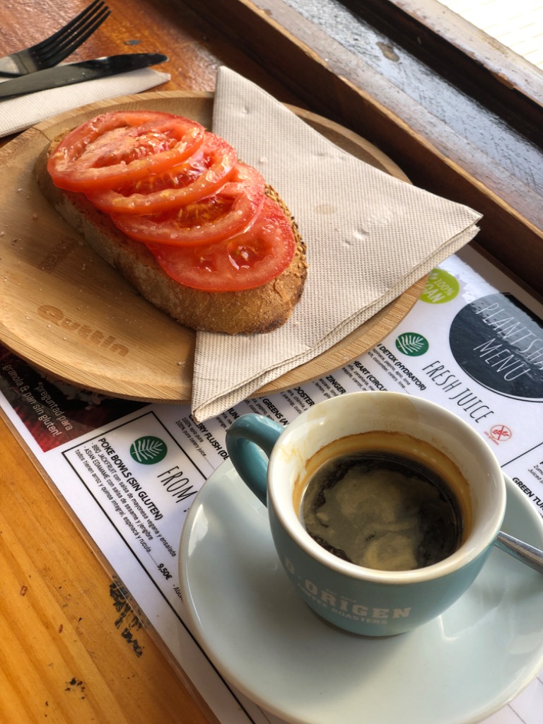 Menu of Restaurants in Altea, PLANT SHACK, Tostada de tomate